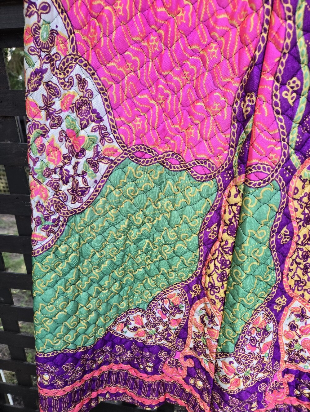 Vintage Quilted Maxi Skirt - Picture 5 of 7